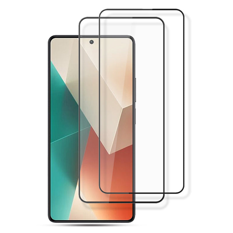 AMORUS 2Pcs For Xiaomi Redmi Note 13 4G Film Tempered Glass Full Glue Black Edge Screen Protector AMORUS 2Pcs For Xiaomi Redmi Note 13 4G Film Tempered Glass Full Glue Black Edge Screen Protector
